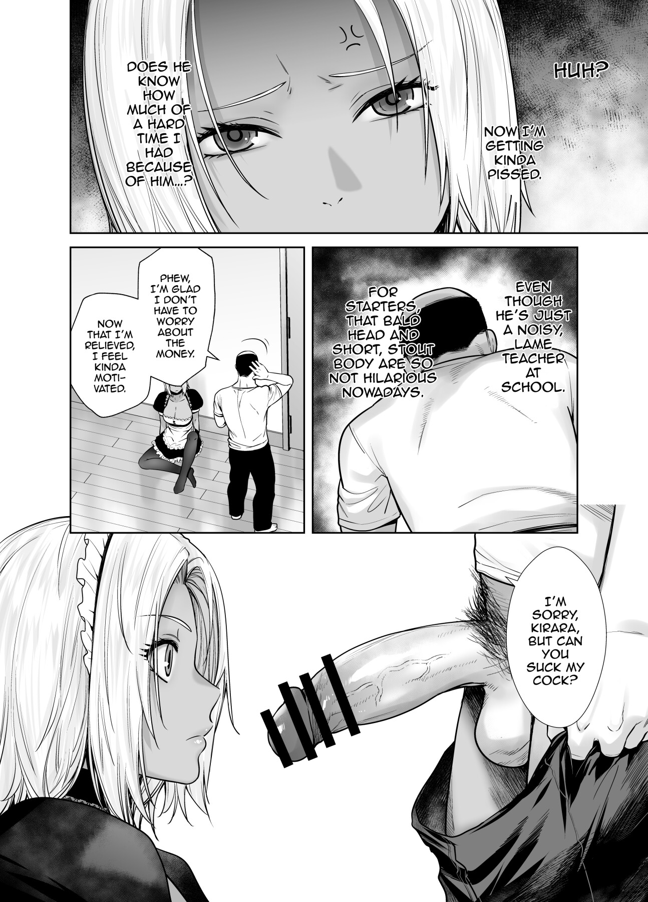 Hentai Manga Comic-The Black Gal Who Became The Homeroom Teacher's Maid 2-Read-13